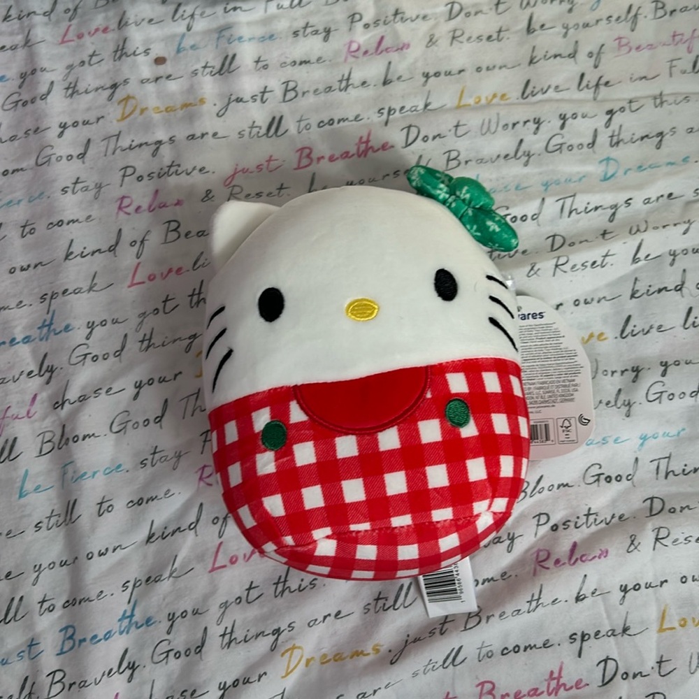Christmas hello kitty squishmallow